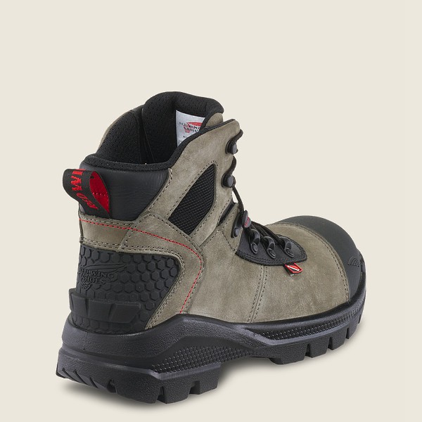 Red Wing Safety Bot Erkek - Crv™ - 6-Inch Toe - Zeytin Yeşili/Siyah - 58IYOQDTF